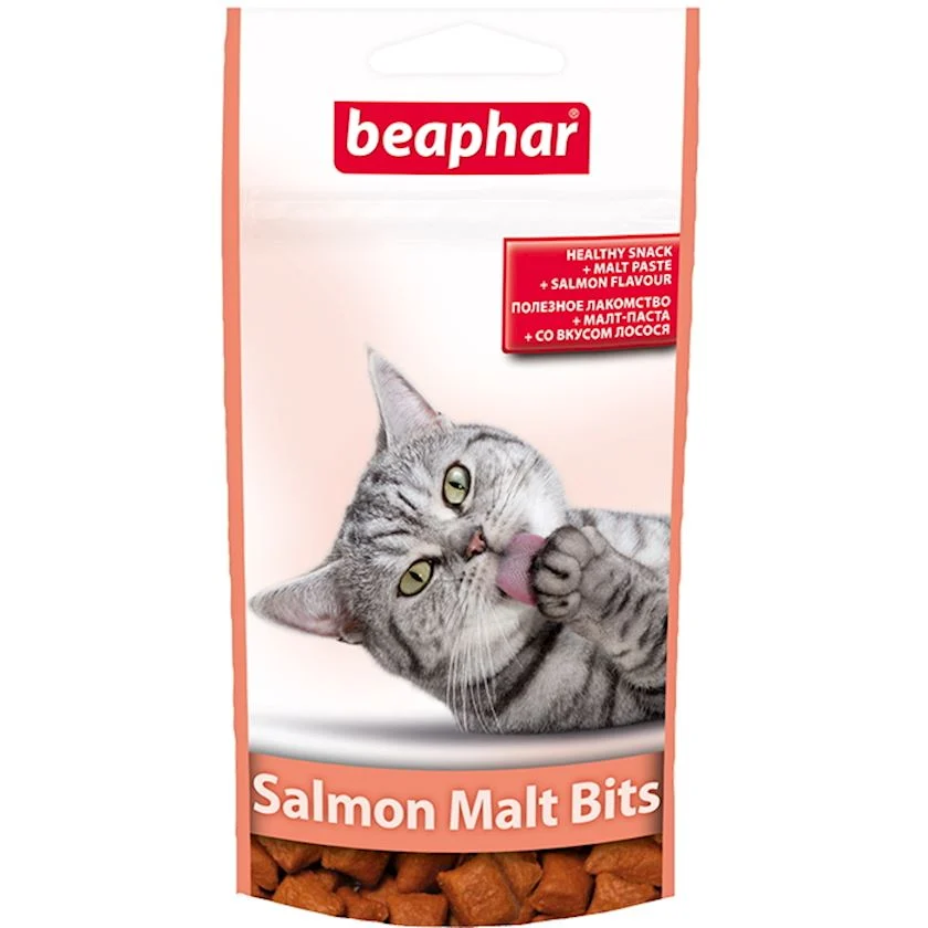 Beaphar Salmon Malt Bits 35 гр. - Кошки | Zoo28.az