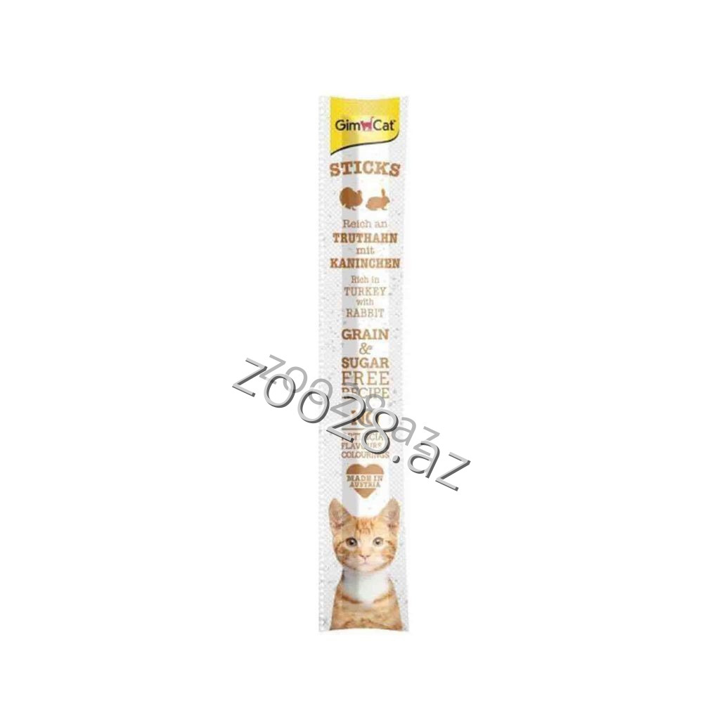 GimCat Stick Chicken Rabbit 5 gr - Pişiklər | Zoo28.az