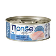 Monge Superpremium Konserv Kitten Tuna Seabream 80 гр