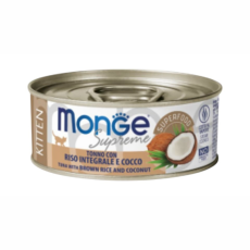 Monge Superpremium Konserv Kitten Tuna , Rice,Coconut,80 gr