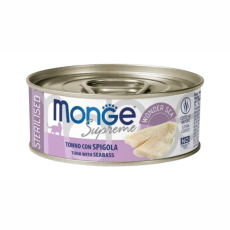 Monge Superpremium Konserv Sterilised Tuna Seabass 80 гр