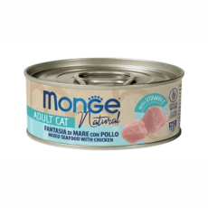 Monge Superpremium Natural Konserv Fantasia Mare Pollo 80 g - Pişiklər
