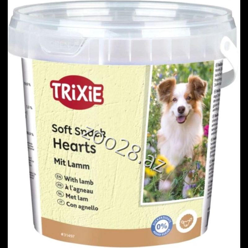 Trixie Soft Snack Hearts Lamb,500 qr - İtlər | Zoo28.az