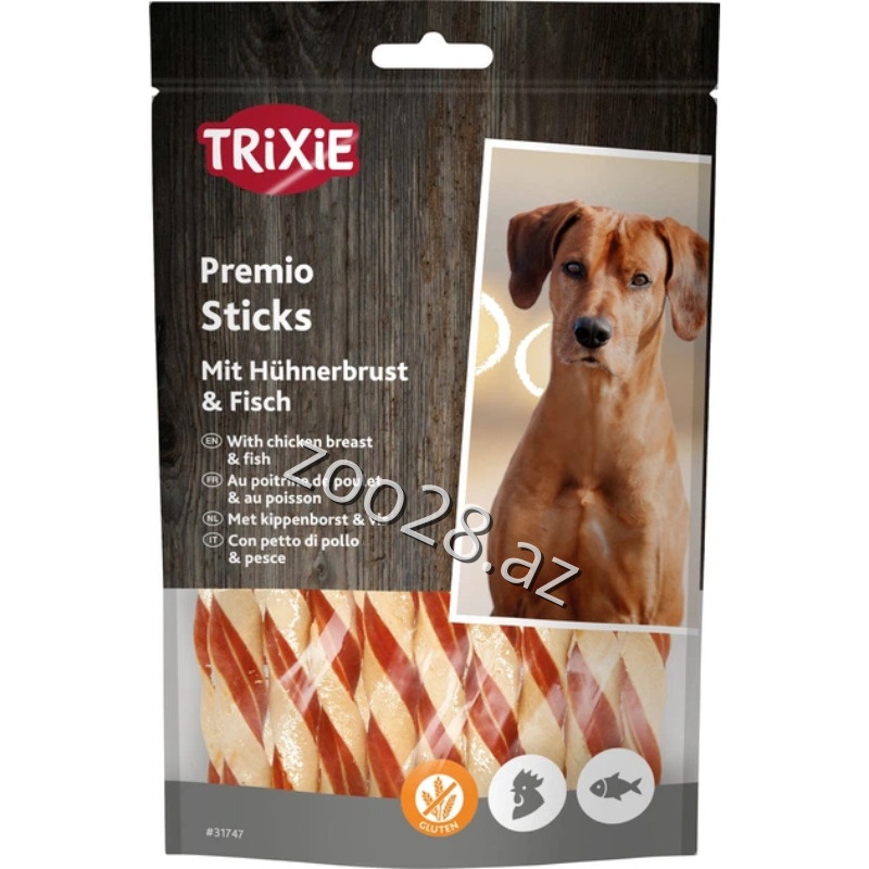Trixie Premio Sticks Chicken Fish,80 qr - İtlər | Zoo28.az