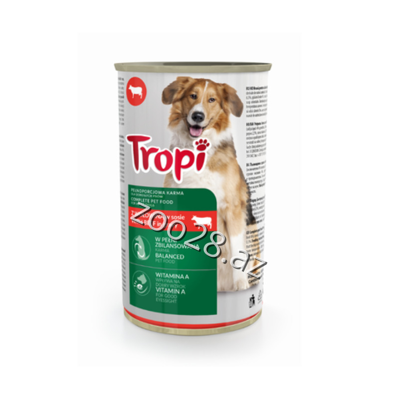 Tropi Yetkin İtlər Üçün Mal Əti İlə - İtlər - Şəkil 2