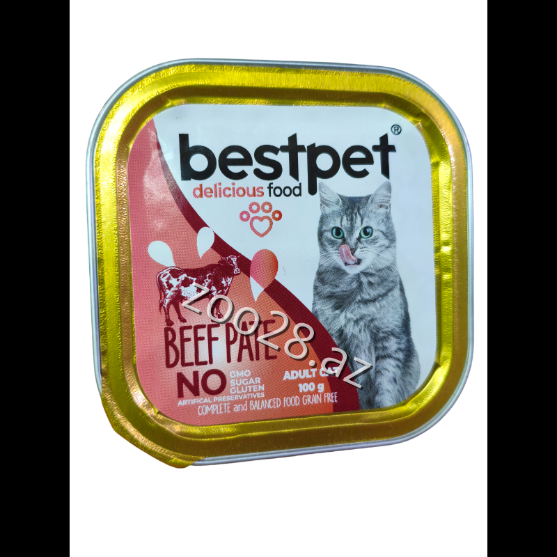 Bespet Pişiklər Üçün Mal Ətli,100 qr - Pişiklər | Zoo28.az