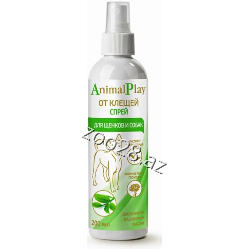 Animal Play Antiparazait Sprey İtlər Üçün,200 ml - Baytarlıq | Zoo28.az
