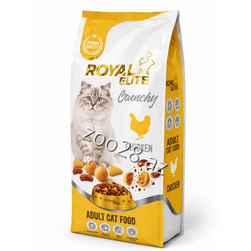 Royal Elite Xırtıldayan Toyuq Əti İlə - Pişiklər | Zoo28.az
