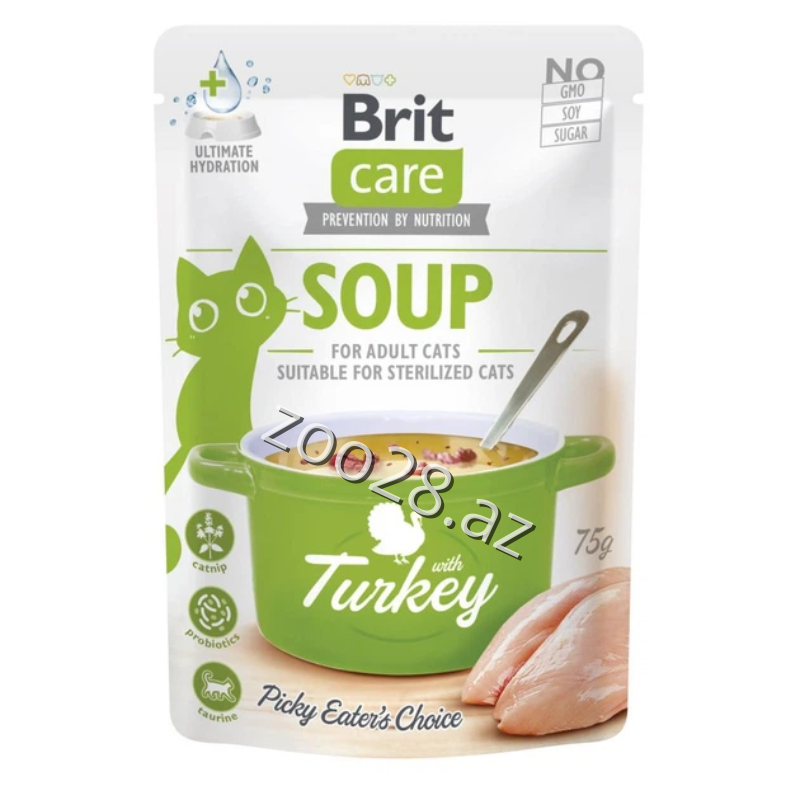Brit Care Soup Hind Quşu İlə,75 qr - Pişiklər | Zoo28.az
