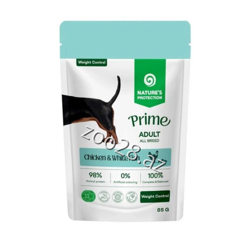 Natures Protection Prime Weight Control Yetkin İtlər Üçün, 85 qr - İtlər | Zoo28.az