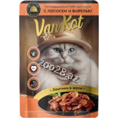 Van Kot Qızılbalıq Və Forel Jele,75 qr - Pişiklər