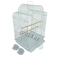Böyük Ağ Metal Quş Qəfəsi C 20 68x45x34 sm