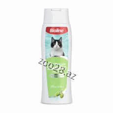 Bioline Pişiklər Üçün Antiparazit Şampun, 200 ml - Baytarlıq