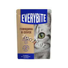 Everybite Dana Ətli Pişik Yemi Sousda, 75 qr - Pişiklər