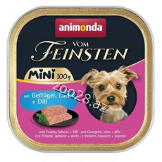 Animonda Feinsten Pate Mini Adult Quş əti, Qızılbalıq Və Şüyüd İlə, 100 qr - İtlər