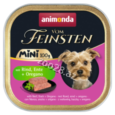 Animonda Feinsten Pate Mini Adult Ördək,Mal əti Və Kəklikotu İlə, 100 qr - İtlər