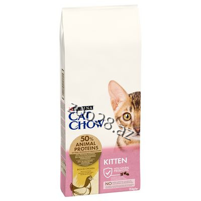 Purina Cat Chow Kitten Bala Pişiklər üçün Quru Yem Toyuq Əti İlə - Pişiklər | Zoo28.az