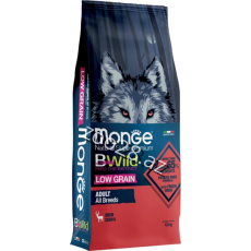 Monge Bwild Low Grain All Breeds Adult Maral Əti İlə, 1 kq
