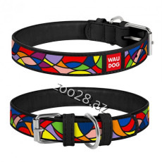 Waudog Collar Dəri Xalta 3660 Qara - İtlər