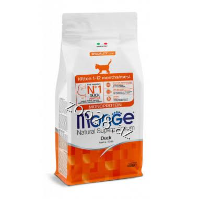 Monge Kitten Ördək Əti İlə Bala Pişiklər Üçün, 400 qr - Pişiklər | Zoo28.az