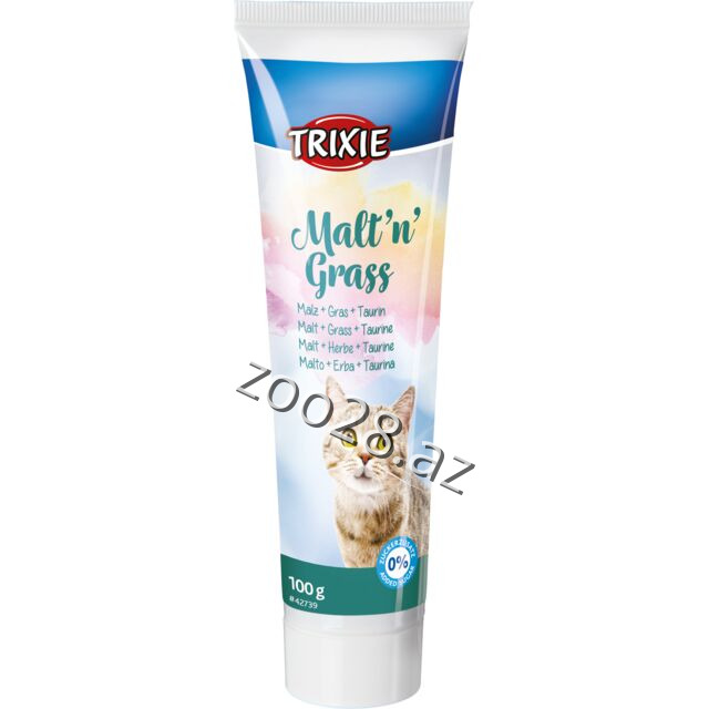 Trixie Katzen Malt Pasta Ot+Taurin 100gr - Pişiklər | Zoo28.az
