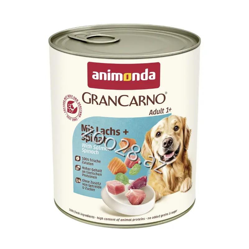 Animonda GranCarno Konserv Adult Dog Balıq İlə, 800 qr - İtlər | Zoo28.az