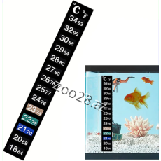 Akvarium Üçün Yapışqanlı Termometr Stikeri 13x1.8 sm