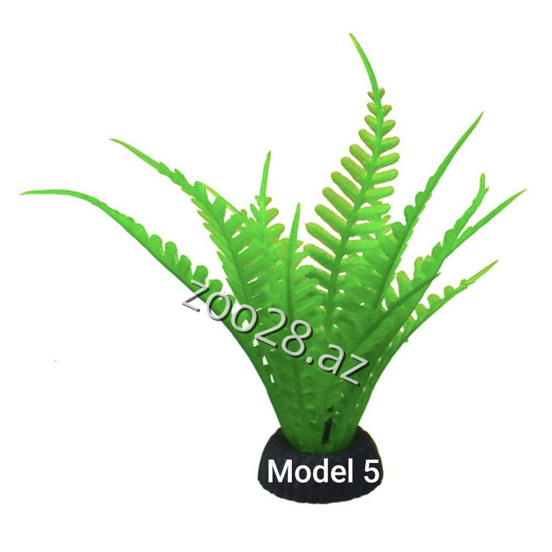 Akvarium Üçün Dekorativ Süni Bitki - Balıqlar - Şəkil 4
