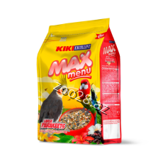 KIKI Excellent Max Menu Large Parakeets Tutuquşu Yemi, 500 qr - Quşlar