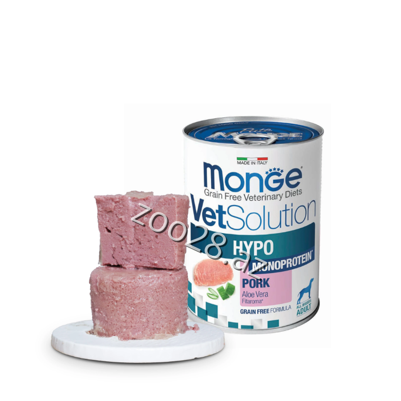 Monge VetSolution Hypo Monoprotein Pork İtlər Üçün Donuz Əti İlə, 400 qr - İtlər - Şəkil 2
