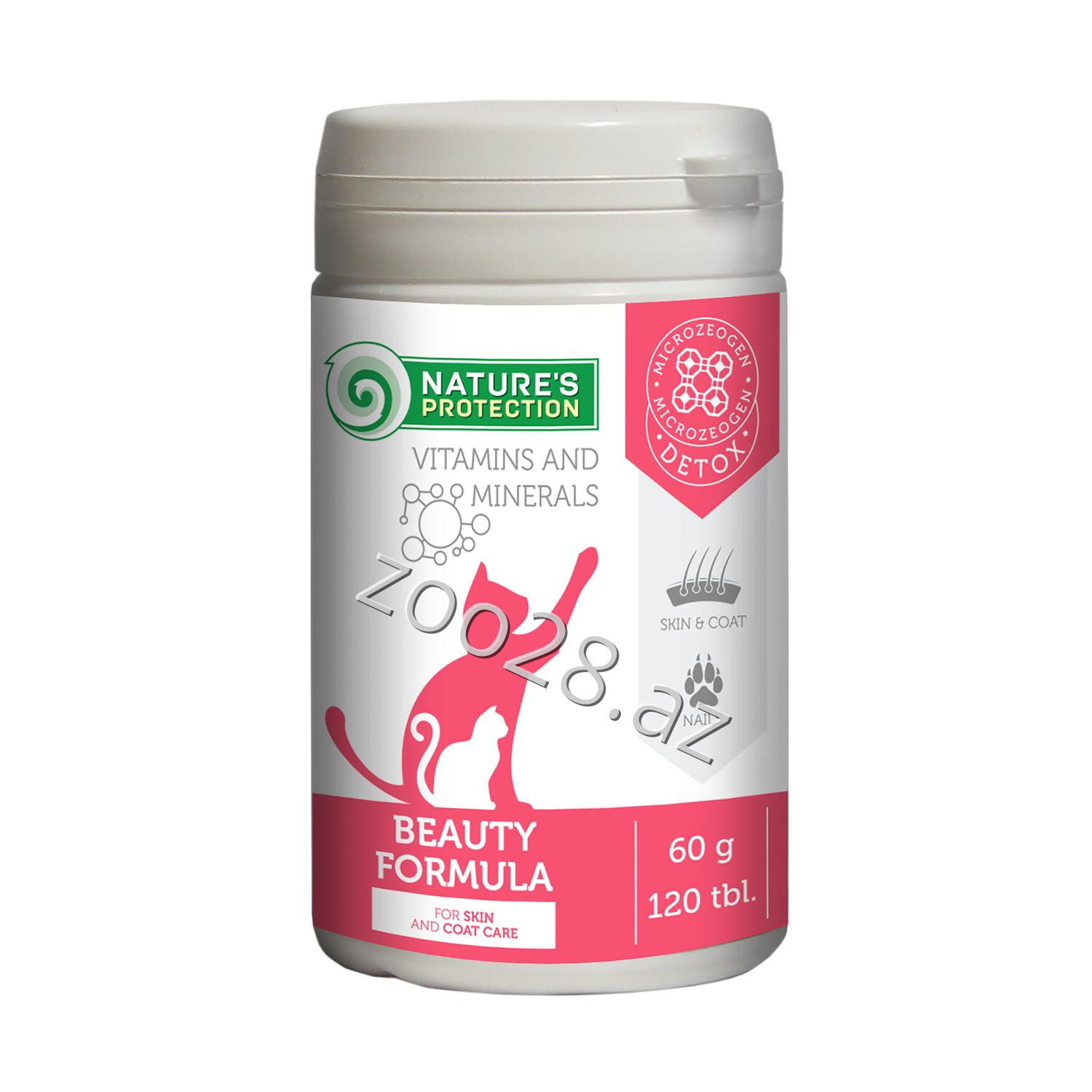 Nature's Protection Beauty Formula 120tab. - Pişiklər | Zoo28.az