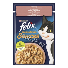 Felix Sentations Qızılbalıq Və Krevet İlə Sousda, 75 qr - Pişiklər