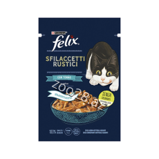 Felix Sfilaccetti Rustici Ton Balığı Dilimləri Sousda, 80 qr - Pişiklər