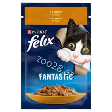Felix Fantastic Toyuq Əti İlə Jele, 85 qr - Pişiklər